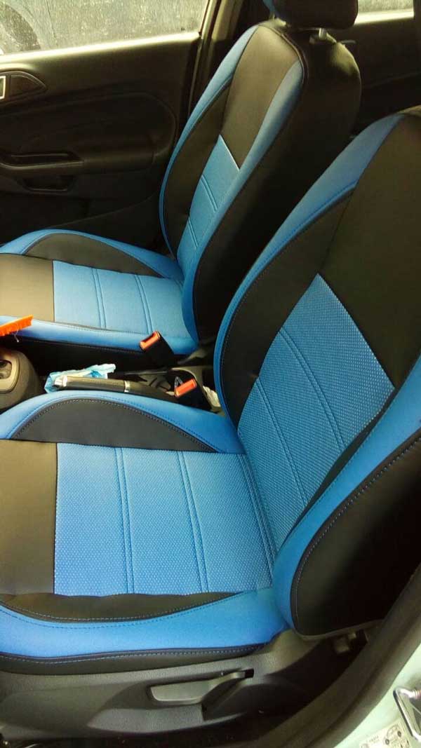 Модельные чехлы из экокожи для сидений легковых автомобилей Союз-Авто Серия 