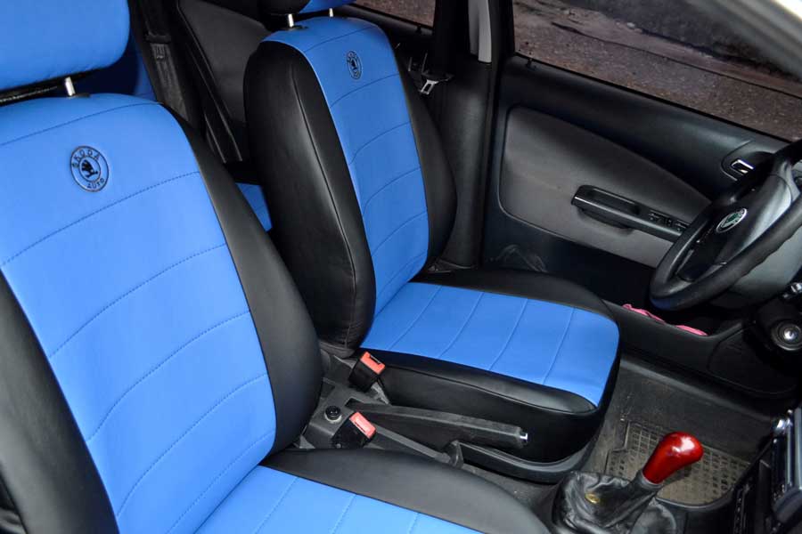 Модельные чехлы из экокожи для сидений легковых автомобилей Союз-Авто Серия 